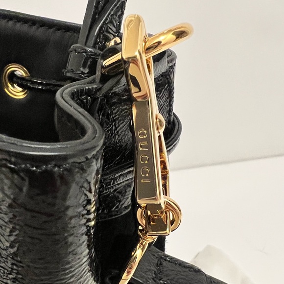 BNWT* Gucci Ophidia Small Suede Bucket Bag - Picture 6 of 11